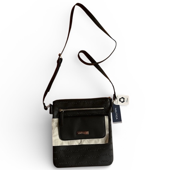 Nautica Handbags - NWT Black Nautica Key Largo Faux Leather Crossbody Bag